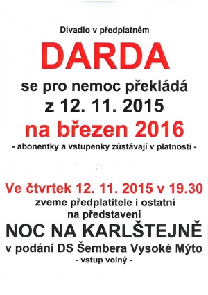 Nečekané představení v Chocni